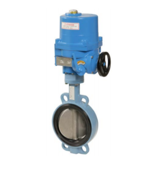 Robinet fluture cu actionare electrica etansare EPDM certificat ACS